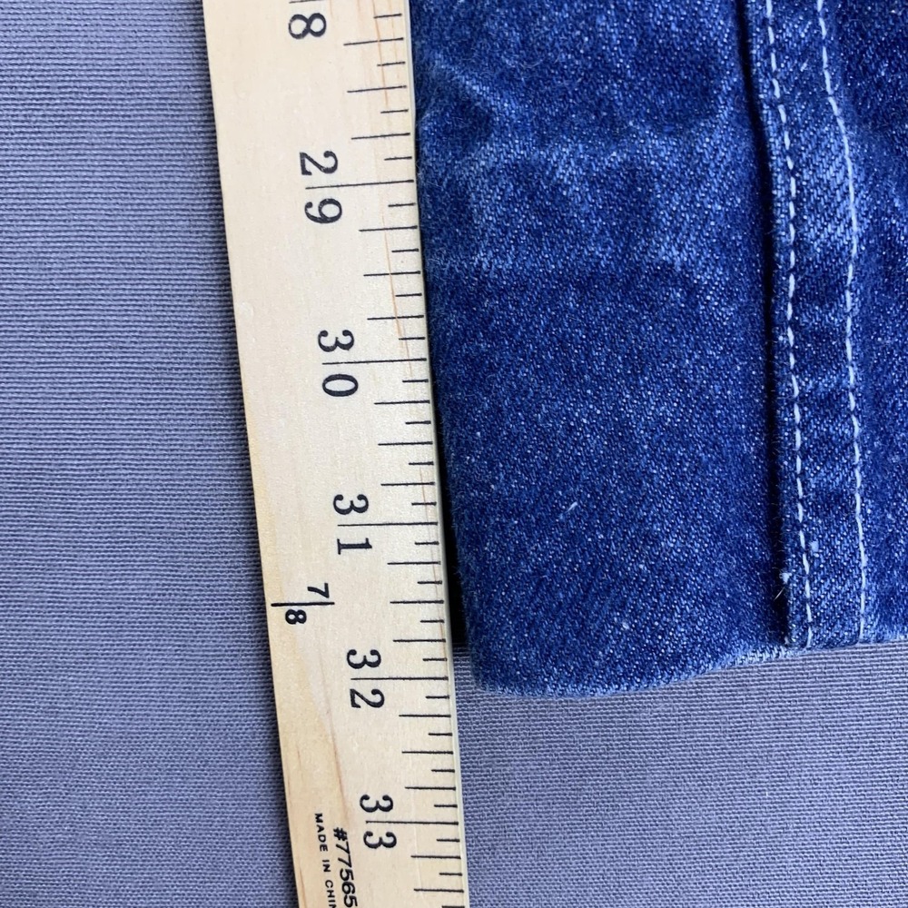 VTG Kenny Rogers Jeans Teen's 15/16 (28x32) Blue Denim Western The Gambler 80s - Picture 14 of 16